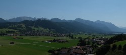 Archiv Foto Webcam Halblech - Blick über Buching 13:00