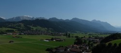 Archiv Foto Webcam Halblech - Blick über Buching 15:00