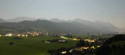 Archiv Foto Webcam Halblech - Blick über Buching 01:00