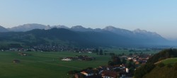 Archiv Foto Webcam Halblech - Blick über Buching 05:00