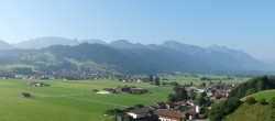 Archiv Foto Webcam Halblech - Blick über Buching 07:00