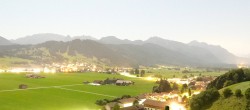 Archiv Foto Webcam Halblech - Blick über Buching 03:00