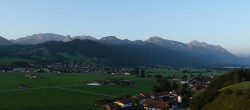 Archiv Foto Webcam Halblech - Blick über Buching 05:00