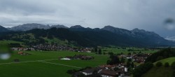 Archiv Foto Webcam Halblech - Blick über Buching 09:00