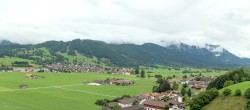 Archiv Foto Webcam Halblech - Blick über Buching 11:00