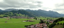 Archiv Foto Webcam Halblech - Blick über Buching 12:00