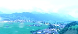 Archiv Foto Webcam Halblech - Blick über Buching 05:00