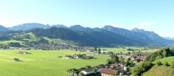 Archiv Foto Webcam Halblech - Blick über Buching 08:00