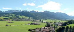 Archiv Foto Webcam Halblech - Blick über Buching 13:00