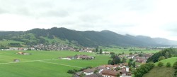 Archiv Foto Webcam Halblech - Blick über Buching 08:00