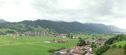 Archiv Foto Webcam Halblech - Blick über Buching 11:00