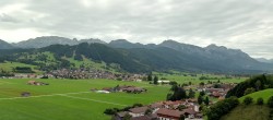 Archiv Foto Webcam Halblech - Blick über Buching 11:00