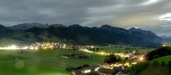 Archiv Foto Webcam Halblech - Blick über Buching 23:00