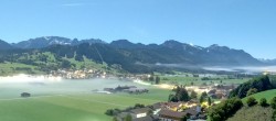 Archiv Foto Webcam Halblech - Blick über Buching 23:00