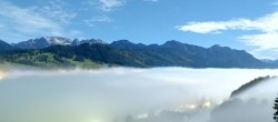 Archiv Foto Webcam Halblech - Blick über Buching 03:00