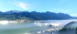 Archiv Foto Webcam Halblech - Blick über Buching 05:00