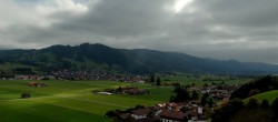 Archiv Foto Webcam Halblech - Blick über Buching 13:00