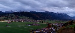 Archiv Foto Webcam Halblech - Blick über Buching 17:00