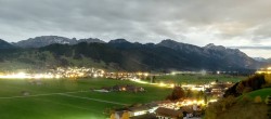 Archiv Foto Webcam Halblech - Blick über Buching 21:00