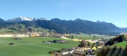 Archiv Foto Webcam Halblech - Blick über Buching 23:00
