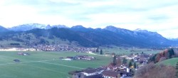 Archiv Foto Webcam Halblech - Blick über Buching 05:00