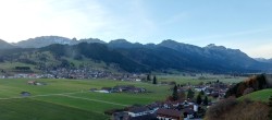 Archiv Foto Webcam Halblech - Blick über Buching 06:00