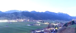 Archiv Foto Webcam Halblech - Blick über Buching 05:00