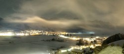 Archiv Foto Webcam Halblech - Blick über Buching 23:00