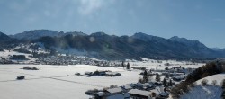 Archiv Foto Webcam Halblech - Blick über Buching 10:00