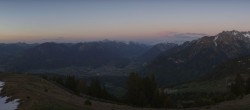 Archiv Foto Webcam Brandnertal - Ausblick Loischkopf 19:00