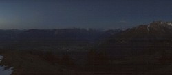 Archiv Foto Webcam Brandnertal - Ausblick Loischkopf 21:00