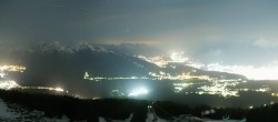 Archiv Foto Webcam Patscherkofel - Blick auf Innsbruck 21:00