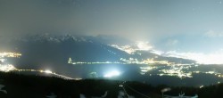 Archiv Foto Webcam Patscherkofel - Blick auf Innsbruck 23:00