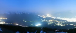 Archiv Foto Webcam Patscherkofel - Blick auf Innsbruck 22:00