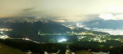 Archiv Foto Webcam Patscherkofel - Blick auf Innsbruck 01:00