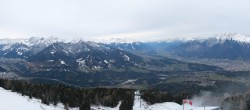 Archiv Foto Webcam Patscherkofel - Blick auf Innsbruck 09:00