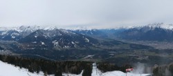 Archiv Foto Webcam Patscherkofel - Blick auf Innsbruck 11:00