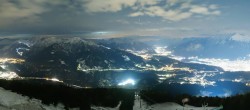 Archiv Foto Webcam Patscherkofel - Blick auf Innsbruck 23:00