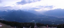 Archiv Foto Webcam Patscherkofel - Blick auf Innsbruck 19:00
