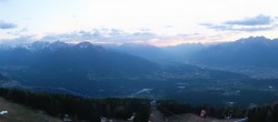 Archiv Foto Webcam Patscherkofel - Blick auf Innsbruck 19:00