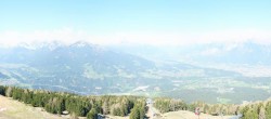 Archiv Foto Webcam Patscherkofel - Blick auf Innsbruck 09:00
