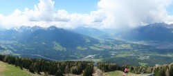 Archiv Foto Webcam Patscherkofel - Blick auf Innsbruck 13:00