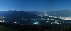 Archiv Foto Webcam Patscherkofel - Blick auf Innsbruck 23:00