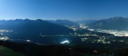Archiv Foto Webcam Patscherkofel - Blick auf Innsbruck 01:00