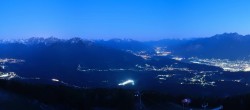 Archiv Foto Webcam Patscherkofel - Blick auf Innsbruck 03:00