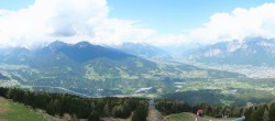 Archiv Foto Webcam Patscherkofel - Blick auf Innsbruck 11:00
