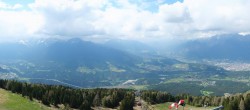 Archiv Foto Webcam Patscherkofel - Blick auf Innsbruck 13:00