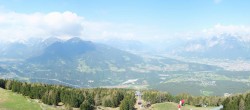 Archiv Foto Webcam Patscherkofel - Blick auf Innsbruck 09:00