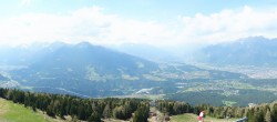 Archiv Foto Webcam Patscherkofel - Blick auf Innsbruck 13:00