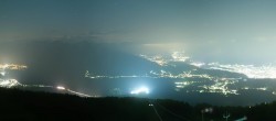 Archiv Foto Webcam Patscherkofel - Blick auf Innsbruck 01:00